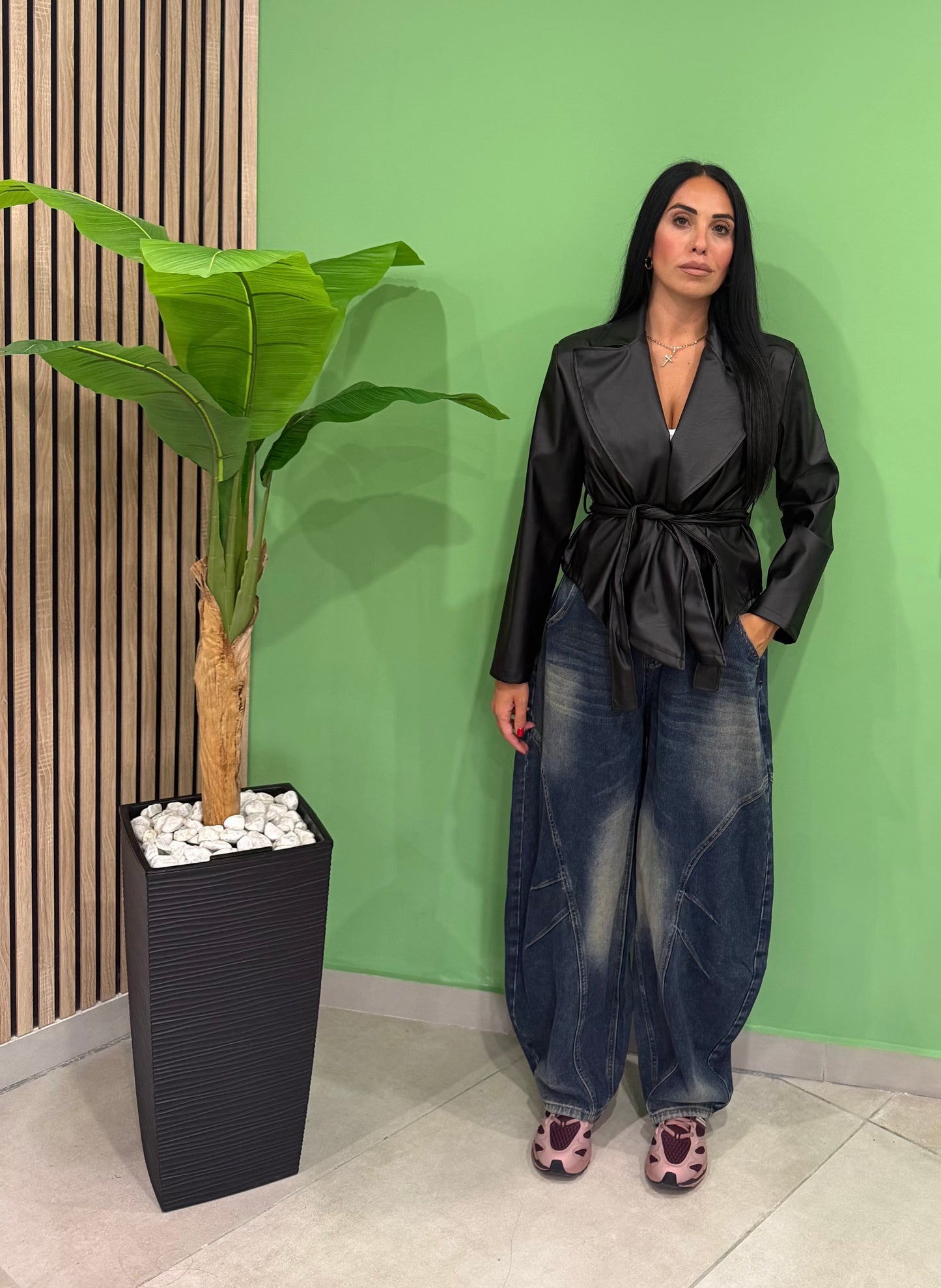 Blazer ecopelle