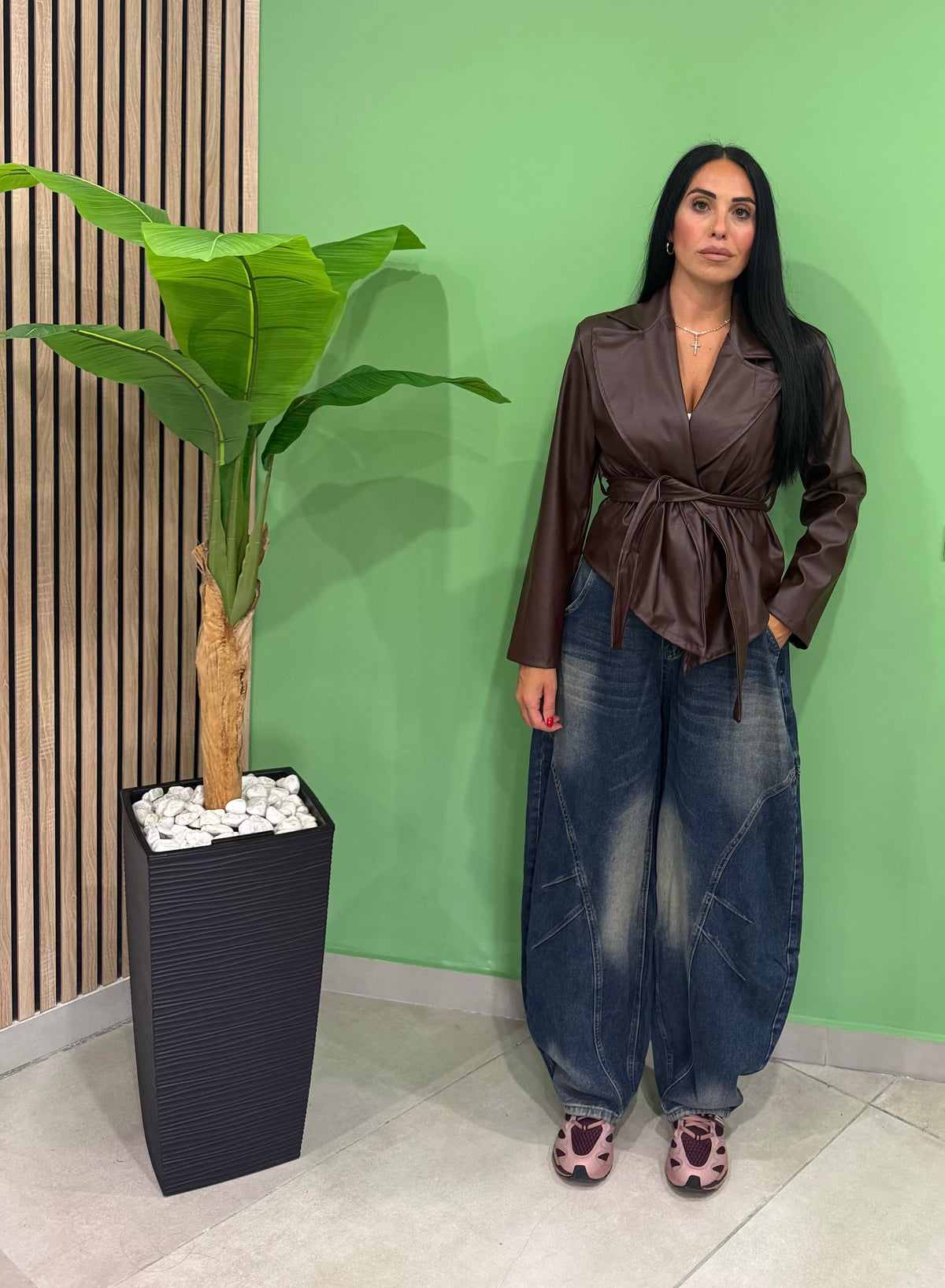 Blazer ecopelle